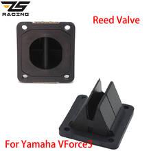 Zs racing kit de válvula de fibra de carbono para motocicleta, 1 peça, palheta para yamaha yz85 1993-2001 vforce3 v382a 2024 - compre barato