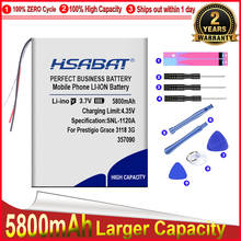 HSABAT 0 Cycle 5800mAh 318292 Battery for Prestigio Grace 3118 3G PMT3118 Tablet 7" High Quality Replacement Accumulator 2024 - buy cheap