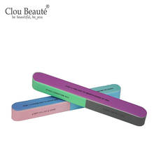 Clou Beaute 6 Color Nail Files Buffer Block Manicure Girl Nail File Polishing Block Nail Sanding Block 2024 - buy cheap