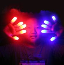 Креативные магические светящиеся игрушки Светящиеся Пальцы Советы со светодиодом красный волшебный большой палец свет Иллюзия мягкий палец волшебные игрушки YH1975 2024 - купить недорого