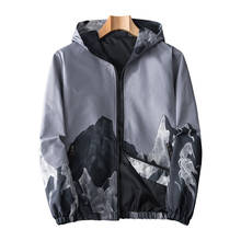 2020 Autumn Windbreaker Jackets Men Hooded Coats New Causal Cotton Print LightWeight Men jackets Coats Bomber clothes Sportswear 2024 - buy cheap