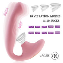 Chupando em clitóris e g ponto vibrador 10 velocidades vibração sugando masturbação fêmea adulto vibrador brinquedos sexuais para mulher 2024 - compre barato