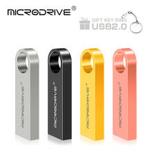 Metal USB Flash Drive 16gb 32gb 64gb Pendrive 32gb Flash Memory Stick 128gb waterproof Pen Drive usb disk for car 2024 - buy cheap