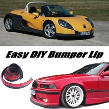 Бампер для губ NOVOVISU, бампер для Renault Sport Spider, передний спойлер, юбка для автомобиля, тюнинг, комплект кузова, полоска 2024 - купить недорого