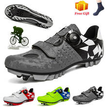 Zapatos de ciclismo de montaña para hombre y mujer, zapatillas de deporte para deportes al aire libre, autosujeción, para bicicleta de carretera, 2021 2024 - compra barato