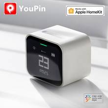 Qingping Air Detector lite Retina Touch IPS Screen Touch Operation pm2.5 Mi home APP Control Air Monitor work with apple Homekit 2024 - buy cheap