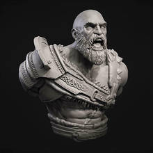 1/10 ancient man warrior bust   Resin figure Model kits Miniature gk Unassembly Unpainted 2024 - buy cheap
