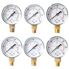 Pressure Gauge 52mm 1/4" BSPT Vertical 15,30,60,100,150,300 PSI & Bar Bottom Mount 2024 - buy cheap