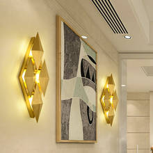 Luminária de parede led para interiores, para sala de estar, plano de fundo, parede para quarto, sala de estar, decoração de parede 2024 - compre barato