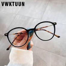VWKTUUN Eye Glasses Frames For Men Women Myopia Glasses Anti Blue Light Ray Vintage Glasses Oval Blue Light Blocking Glasses 2024 - buy cheap