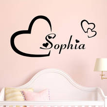 Modern Custom Name Wall Sticker Murals For Kids Room Decoration For Children's Room Wall Decal 2024 - buy cheap