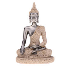 Thai Buddha Statues Sitting Kneeling Feng Shui Figurine Ornament Decoration Desk 2024 - buy cheap