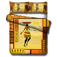 Jogo de cama queen of egypt 3d, edredon estilo africano (sem lençol) 04 2024 - compre barato