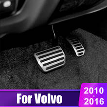 Stainless Steel Car Foot Pedal Accelerator Gas Brake Pedals Cover For Volvo XC60 V60 V70 S40 S60 S60L S80 S80L C30 Accessories 2024 - buy cheap