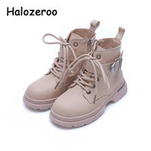 Autumn Kids Boots Children Black Shoes Baby Girls Rome Motorcycle Boots Boys Brand Fashion Shoes Casual Ankle Boots School Shoes 2024 - buy cheap