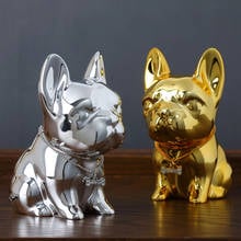 Collectible Ceramic French Bulldog Figurine Decoration Living Room Home Vanity Bathroom Animal Ornament Funny Gift For Dog Lover 2024 - buy cheap