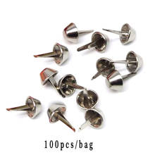 12mm 100 peças bolsa de rebites piercing para bolsa bolsa punk rock artesanato de metal bolsa pés rebites acessórios faça você mesmo atacado 2024 - compre barato