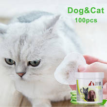 100pcs/lot Pet Eye Wet Wipes Clean Paper Towels Cat Tear Stain Remover Gentle Non-intivating Cleaning Wipes Grooming Supplies 2024 - buy cheap
