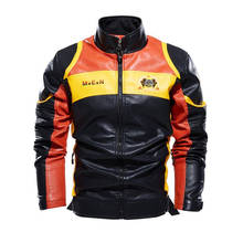 winter new motorcycle casual leather jacket coats european windbreaker genuine leather jacket 2024 - buy cheap