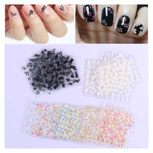 50 X Sheets 3D Design Nail Art Sticker Tips Decal Flower Manicure Stickers DIY Nails Accessories Nai Art Decals 2024 - buy cheap