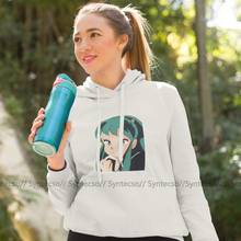 Urusi-Sudadera con capucha de Yatsura para mujer, ropa de calle de gran tamaño, de algodón, de manga larga, con estampado 2024 - compra barato