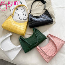 Gusrue Alligator Underarm Women Shoulder Bag Vintage Lady Small Handbags New Luxury Design French Bags 5 Colors 2024 - buy cheap
