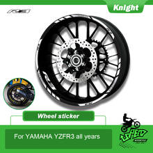 For Yamaha YZF R3 Motorcycle Racing equipment Accessories Wheel Tire Rim Decoration Adhesive Reflective Decal Sticker 2024 - buy cheap