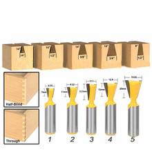 1Pcs 12.7mm Shank Dovetail Joint Router Bits Woodworking Engraving Bit Milling Cutter for Wood 2024 - buy cheap