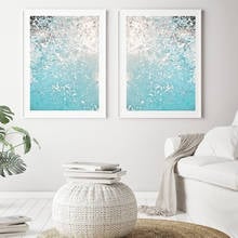 Modern Wall Art Seascape Canvas Painting Ocean Wave Posters and Prints Nordic Decoration Home Abstract Pastel Wall Art Decor 2024 - buy cheap