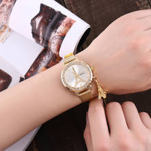 MEIBO модные роскошные женские часы с Эйфелевой башней из нержавеющей стали Кварцевые наручные часы женские часы relogio feminino 2024 - купить недорого