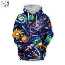 Men women autumn fashion space Galaxy Hoodies 3D Print universe long sleeve Sweatshirt Harajuku zipper pullover tracksuit 2024 - buy cheap