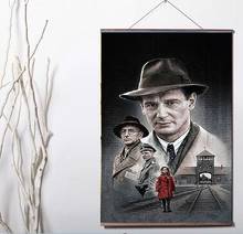 Schindlers List Classic Movie Art Print canvas Poster Canvas Scroll Painting with wood 2024 - buy cheap