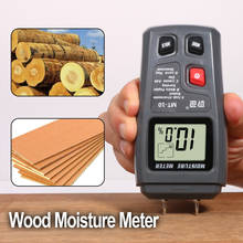 Medidor Digital de humedad de madera de dos pines, herramienta de medición, higrómetro, Detector de humedad de madera, 0-99.9% 2024 - compra barato