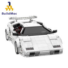 Moc-supercoche de alta tecnología Countach LP5000 QV, Mini coche de carreras deportivo, modelo de bloques de construcción, juguete para niños, regalo Compatible con marcas de coches 2024 - compra barato