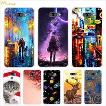 LGQ60 Phone Cases For LG K50 Q60 Silicone Cover For LG K12 Max Cases Clear TPU Print Daisy Flower Pattern Coque LGK50 Funda K 50 2024 - buy cheap