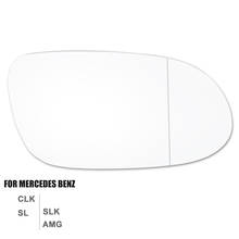 Uxcell 1 Pair Right Side Rearview Mirror Glass for Mercedes Benz CLK SL SLK AMG MODE 1998-2009 Adhesive Wing Mirror Glass 2024 - buy cheap