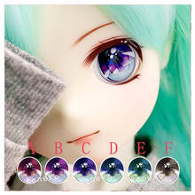 Ojos BJD de 10mm-24mm, Ojos de presión de 6 colores para 1/8, 1/6, 1/4, 1/3, accesorios para muñecas BJD SD DD, ojos acrílicos para muñecas 2024 - compra barato