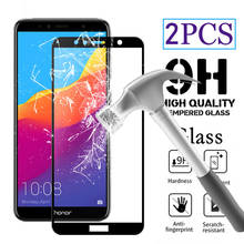 Закаленное стекло для Huawei Honor 7X/7A/7C Pro/Honor7a/Honor7c, Защитная пленка для экрана Honor 7 A, 7C, 7X, защитное безопасное стекло, 2 шт. 2024 - купить недорого