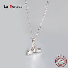 La Monada Women's Necklace 925 Silver Chains Woman On Neck Dolphin Fish Tail Pendant Fine Jewelry For Women Necklace Silver Girl 2024 - buy cheap