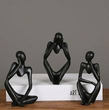 Mini Creative Nordic Modern Minimalist Abstract Character Art Sculpture Home Living Room Hotel Decorations Small Ornaments Hot 2024 - buy cheap
