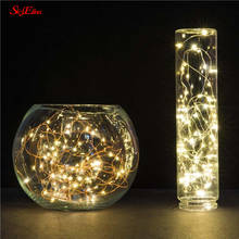 Cadena de luces LED con alambre de cobre, 1/2/3/5/10M, impermeable, para interior, dormitorio, librería, decoración de vacaciones y Navidad, 5Z 2024 - compra barato