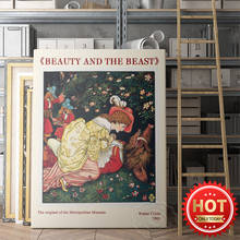 Walter Crane Metropolitan Museum Exhibition Poster, Walter Art Works Beauty And The Beast Decor Mural, Vintage Art Wall Picture 2024 - buy cheap