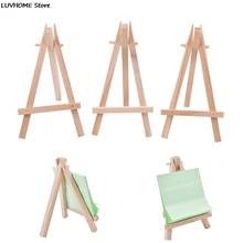 1pcs Wooden Mini Artist Easel Wood Wedding Table Card Stand Display Holder For Party Decoration 12.5*7cm 2024 - buy cheap