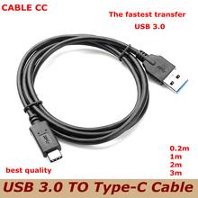 USB 3.1 Type C USB-C Male Connector to Standard USB 3.0 Type A Male Data Cable 0.25m 1 m 2 m 3 m Meter 25cm 100cm 200cm 300cm 2024 - buy cheap