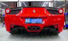 Parachoques delantero de fibra de carbono, difusor de parachoques trasero, faldón lateral, apto para Ferrari 458, 2011, 2012, 2013, 2014, 2015 2024 - compra barato