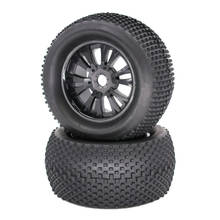 Neumático de camión monstruo RC 1/8 con rueda, 17mm Hex Hub 140mm de ancho, para Flux ZD Racing LRP, 2 unids/set/juego 2024 - compra barato