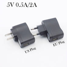 Cargador USB de 5V, adaptador de corriente Universal para UE/EE. UU., salida de 100V-240V, 0.5A, 2A, Micro pared, CA a CC 2024 - compra barato