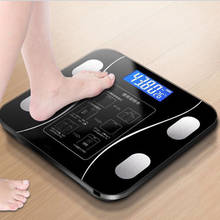 Báscula de grasa corporal Digital, Analizador de composición corporal inteligente, inalámbrico, con aplicación para teléfono inteligente y Bluetooth 2024 - compra barato