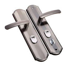 Aluminium Alloy Door Handle Universal Security Door Handle Pair Lock Thickened Panel Handle Door Lock  Household Hardware 2024 - buy cheap