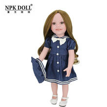 45cm Full Body Vinyl bebe Reborn American Dolls Realistic Girl Silicone Baby reborn Doll Toys for Children Christmas Gift 2024 - buy cheap